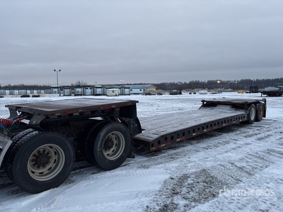 1986 Cozad T/A Removable Gooseneck Remorque Surbaissée