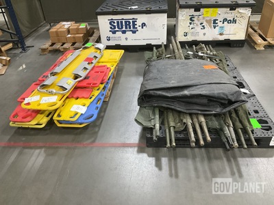 (1) Tent Liner, (7) Folding Litters & (15) Spineboards