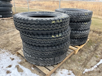 Quantity of (8) Boto BT556 11R24.5 Tires