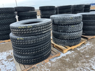 Quantity of (8) Boto BT556 11R24.5 Tires