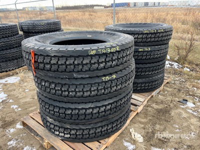 Quantity of (8) Boto BT556 11R24.5 Tires