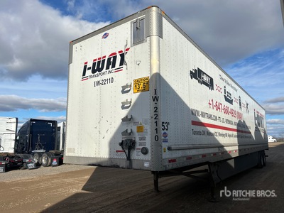 2022 Utility VS2DX 53 ft x 102 in T/A Gesloten aanhangwagen