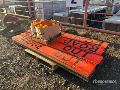 Blinking Lights and sign boards