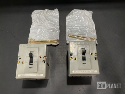 (2) Eaton AQB-A51 Circuit Breakers