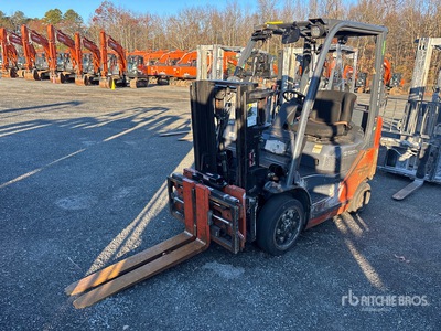 2014 Toyota 8FGCU20 4000 lb Cushion Tire Forklift
