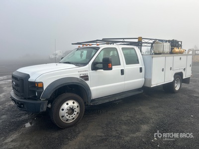 2008 Ford F-550 XL 4x4 Crew Cab Utility Truck