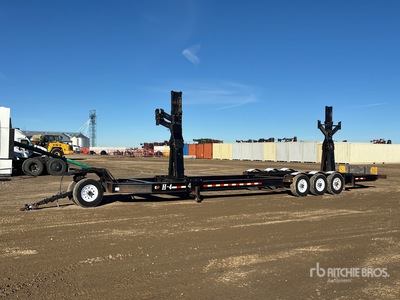 2009 Trailtech DR21000 37 ft Double Header Transport Trailer