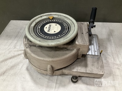 Marsh H 1/2" Hand-Operated Stencil Machine