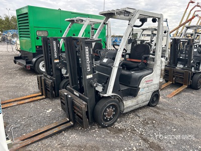 2013 Nissan MCP1F2A20LV 4000 lb Cushion Tire Forklift