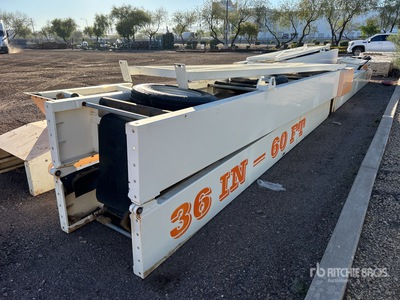 2018 Suihe 25 in x 60 ft Portable Radial Stacking Transportador