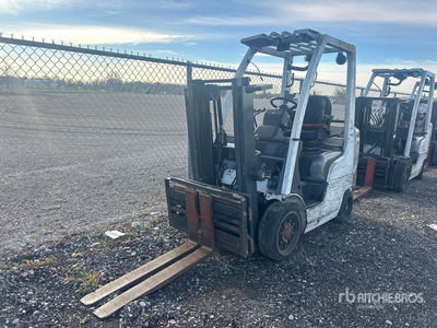 2013 Nissan MCP1F2A20LV 4000 lb Cushion Tire Forklift