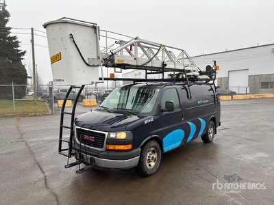 2014 GMC Savana 3500 Van Mounted Aerial Lift