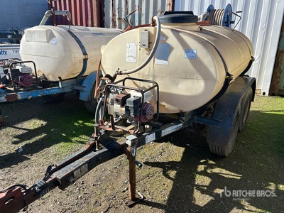 Remolque de tanque de agua