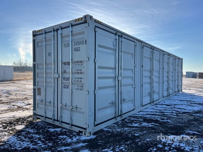2025 40 ft High Cube Multi-Door Storage Container