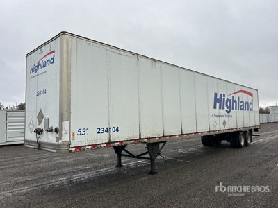 2014 Hyundai 53 ft x 102 in Sliding T/A Van Trailer