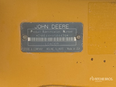 2002 Deere 644H Chargeuse sur pneus