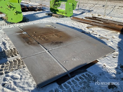 Quantity of (8) Corrugated Steel Pieces