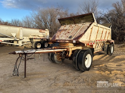 1988 Ranco 12 ft T/A Spread Axle Pup Remorque à benne