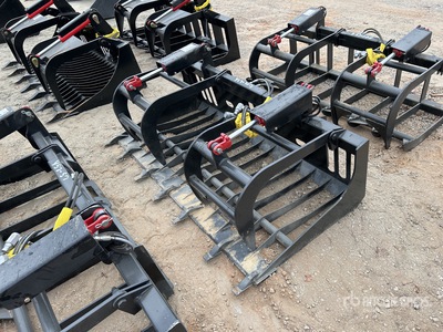 72 in Rock Skid Steer Grapple