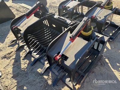 72 in Skeleton Skid Steer Grapple Bucket