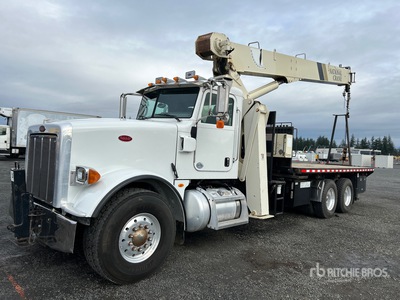 2013 National 890D Straight Boom on 2011 Peterbilt 367 6x2 Crane Truck