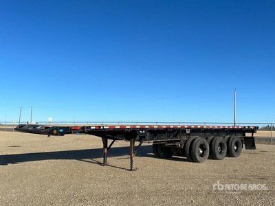 2006 Lode King 40 ft Tri/A Flatbed Remorque pour champ pétrolifère