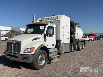 2024 tornado global Hydrovacs F3 Echo Lite on 2025 Peterbilt 548 10x4 Vacuum Excavator Truck