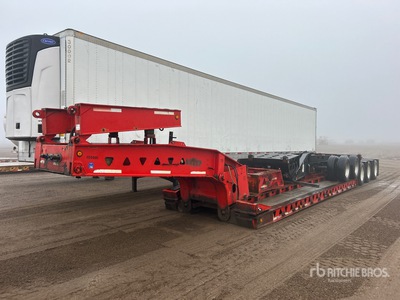 1996 Trail King Tri/A Removable Gooseneck Lowboy Trailer