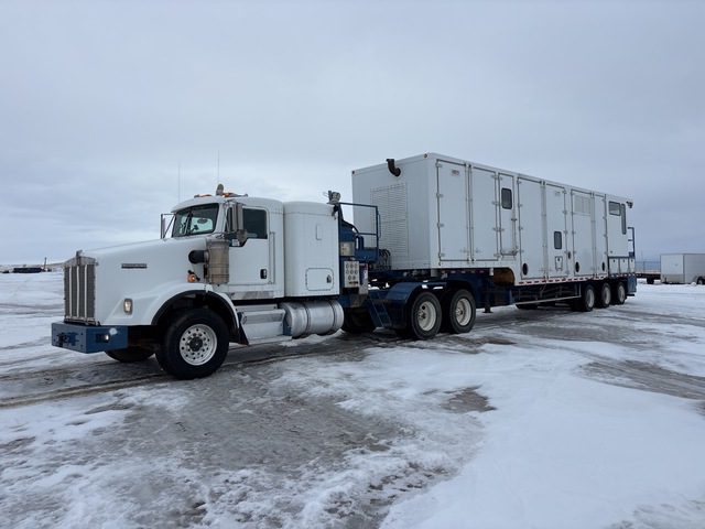 2006 Kenworth T800B 6x4 T/A Sleeper Truck Tractorw/2012 Ty-Crop Concrete Pump