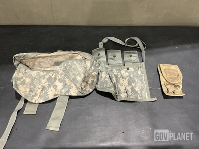 (67) Waist Packs, (61) Bandoleer Ammunition Pouches & Assorted Items