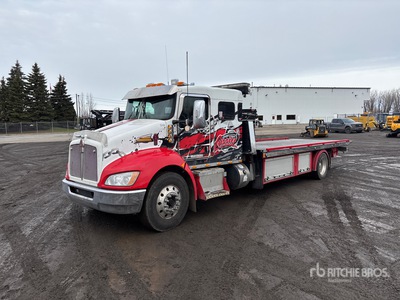 2019 Kenworth T370 4x2 Extended Cab Rollback Truck