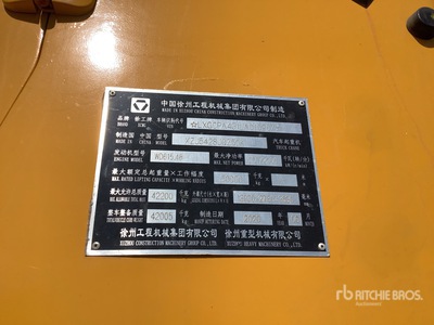 2020 XCMG XZJ5428JQZ50K 50 ton 8x4 Grua Todo Terreno / All Terrain Crane