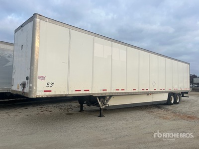 2015 Wabash 53 ft x 102 in T/A Van Trailer