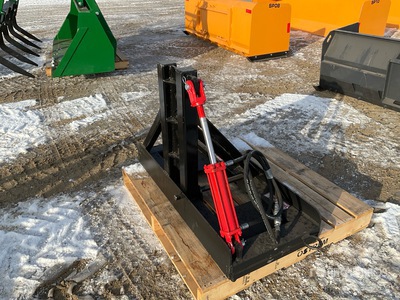 2025 Industrias America 12 in Hydraulic Post/Tree Puller - Fits Skid Steer (Unused)