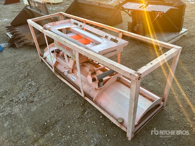 86 in Hydraulic Angle Skid Steer Snow Blade (Unused)