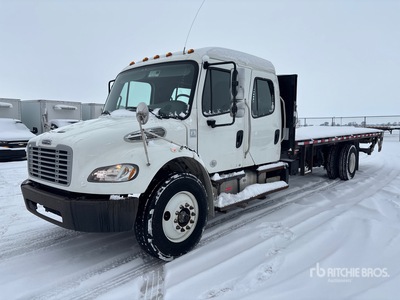 2017 Freightliner M2 106 4x2 Crew Cab Flatbed Truck