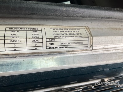 2007 Peterbilt 378 8x4 Tri/A Dump Truck