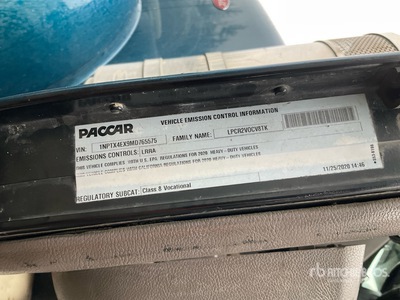 2021 Peterbilt 367 8x4 Tri/A Dump Truck