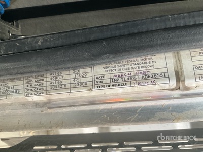 2019 Peterbilt 367 10x4 Quad/A Dump Truck