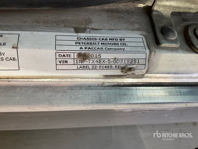 2016 Peterbilt 367 8x4 Tri/A Dump Truck