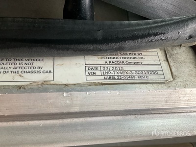 2016 Peterbilt 367 8x4 Tri/A Dump Truck