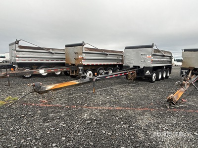 2007 Sturdyweld DS46SAL Quad/A Pup Dump Trailer