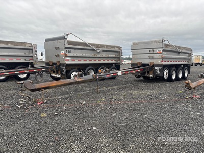 2019 OSW DS46SAL Quad/A Pup Dump Trailer