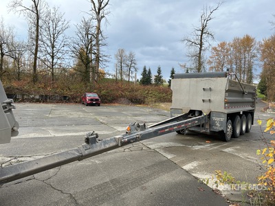 2015 OSW DS46SAL Quad/A Pup Dump Trailer