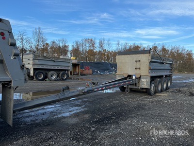 2015 OSW DS46SAL Quad/A Pup Dump Trailer