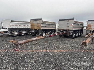 2015 OSW DS46SAL Quad/A Pup Dump Trailer