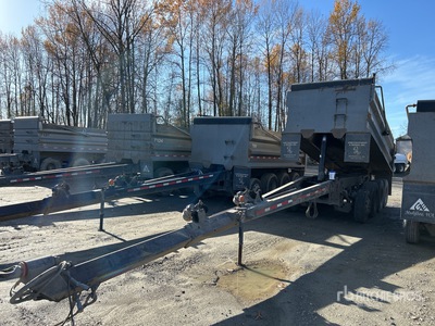 2015 OSW DS46SAL Quad/A Pup Dump Trailer