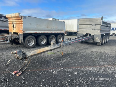 2008 Sturdyweld Quad/A Pup Dump Trailer