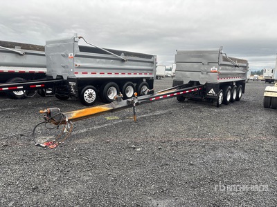 2008 Sturdyweld Quad/A Pup Dump Trailer