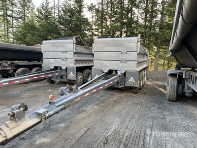 2008 Sturdyweld Quad/A Pup Dump Trailer